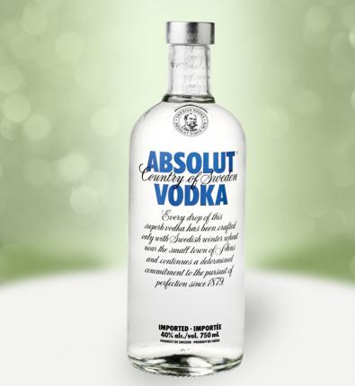 Absolut vodka 1l